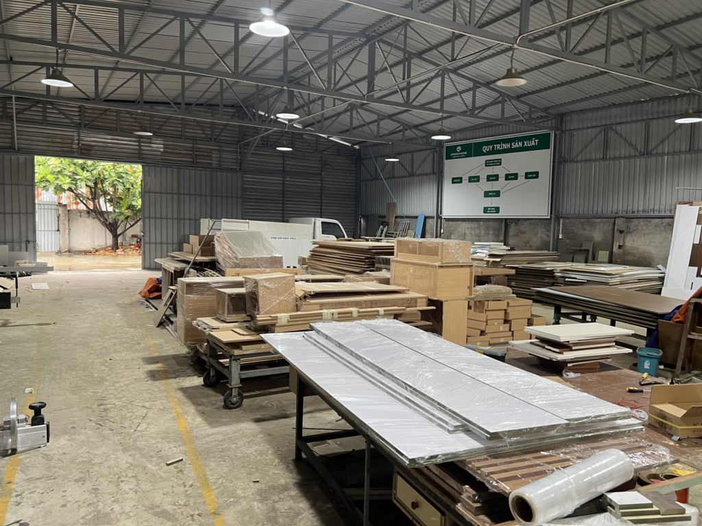 Xưởng gỗ đóng quan trọng trong nội thất