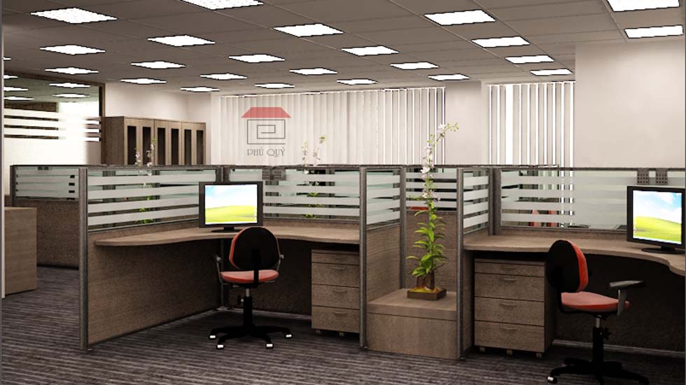 Các mẫu thiết kế văn phòng xanh tại Nội Thất Phú Quý