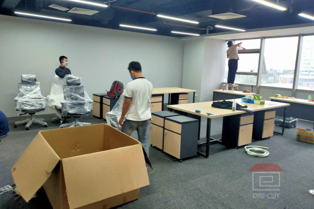 Nội Thất Phú Quý chuyên thi công nội thất văn phòng