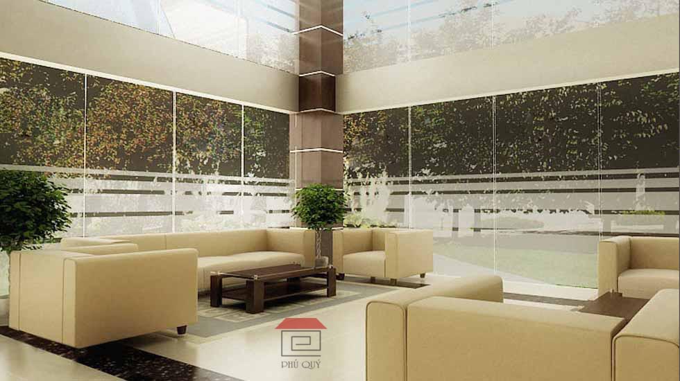 Thiết kế thi công nội thất văn phòng xanh trong phòng chờ