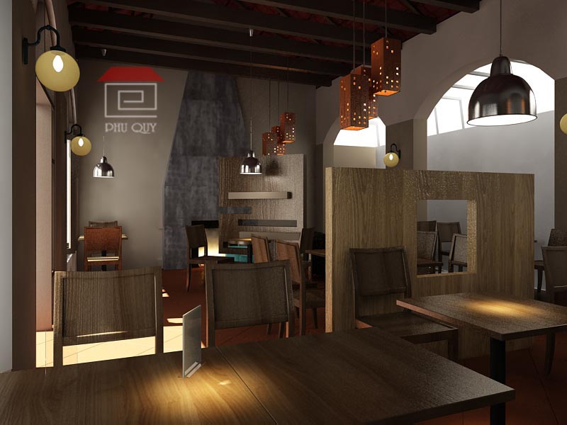 Nội thất cafe Lý Quốc Sư