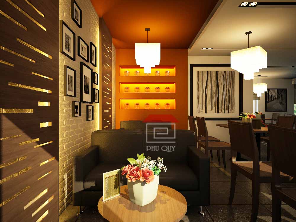 Thiết kế và Thi công Nội thất Cafe Thùy Anh