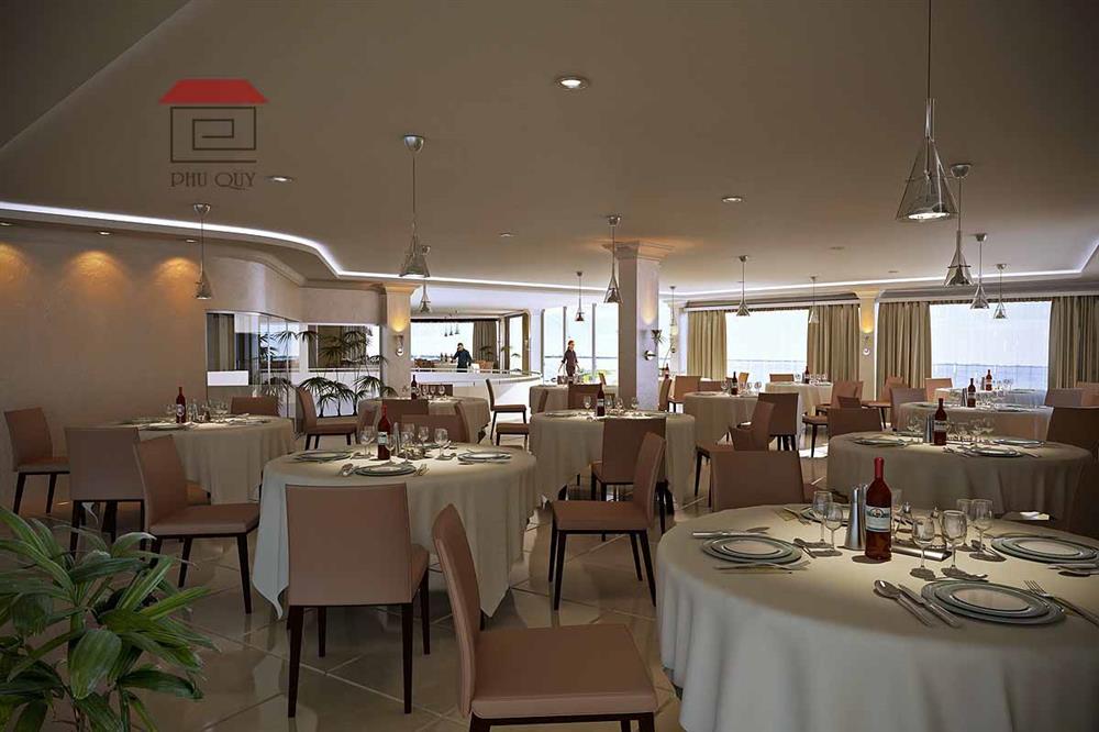 Thiết kế nội thất hiện đại Nhà hàng Kim Giang