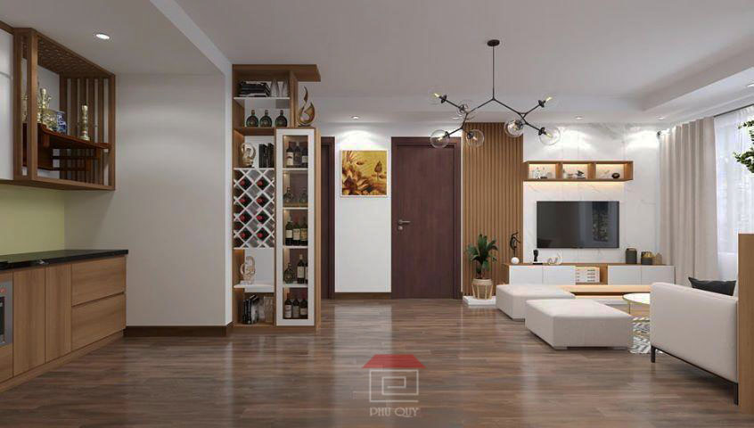 Căn chung cư Ngoại Giao Đoàn rộng 100m2 của chị Nga