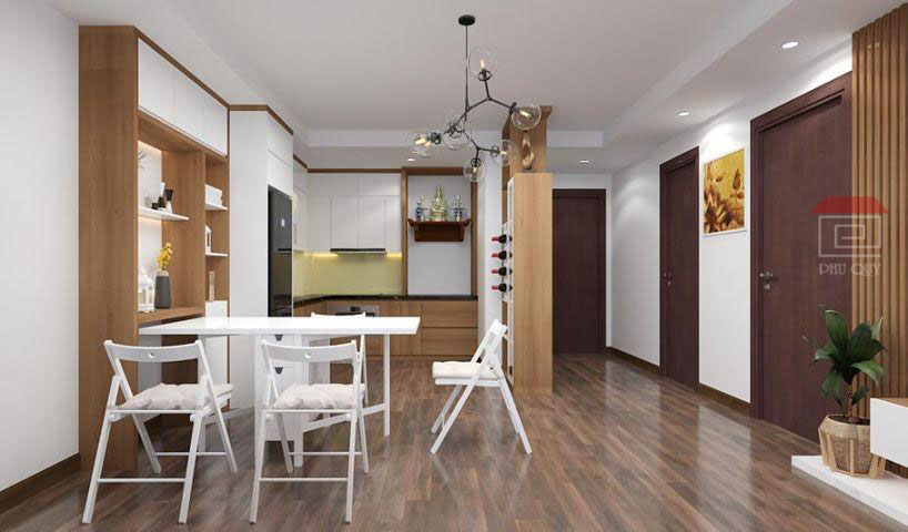 Thiết kế nội thất khu vực bàn ăn