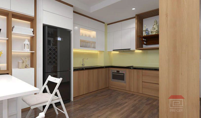 Thiết kế nội thất khu bếp hiện đại và tiện nghi