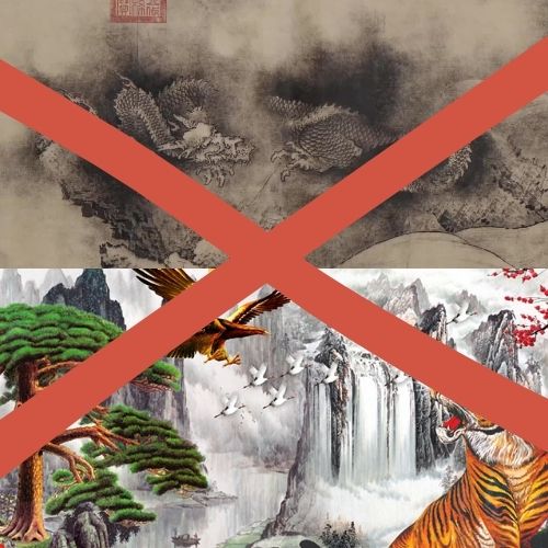 Tranh cần tránh đặt tại phòng làm việc