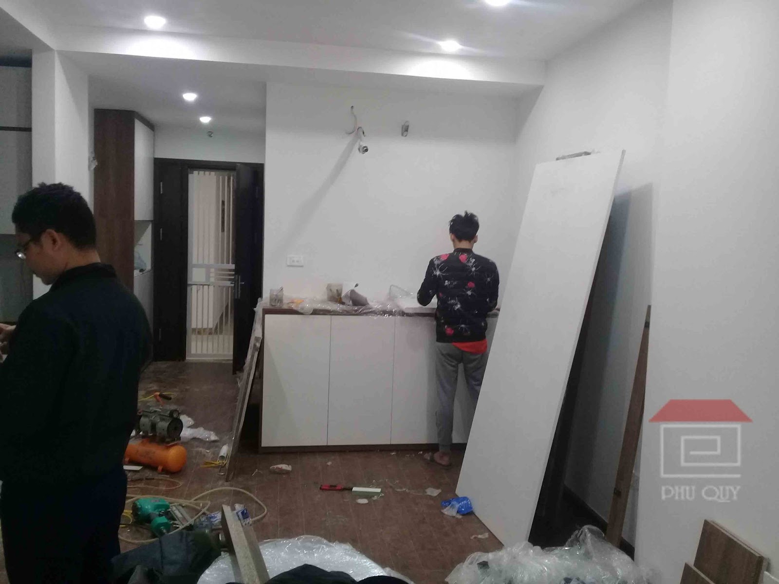 Đội ngũ thi công chuyên nghiệp của Nội thất Phú Quý