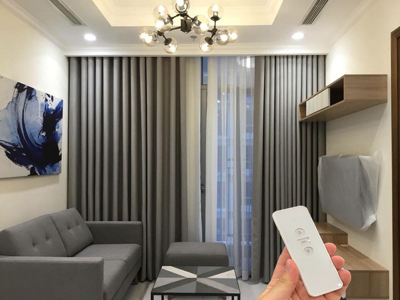 Rèm cửa tự động hiện đại, tiện nghi