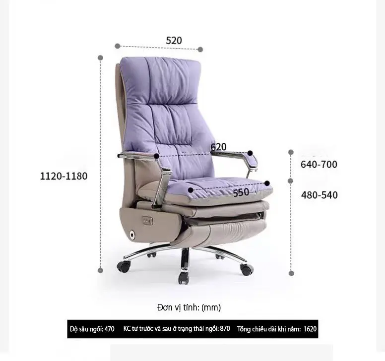 ghế giám đốc và các thông số cần biết