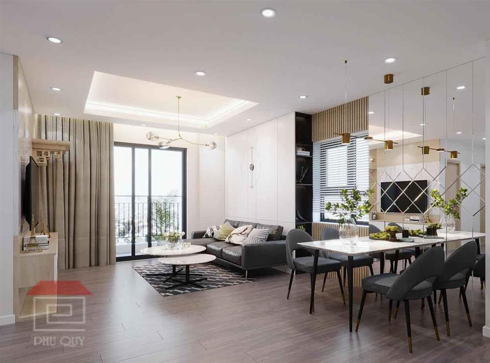 Mẫu thiết kế tận dụng ánh sáng tự nhiên cho căn hộ thêm hài hoà