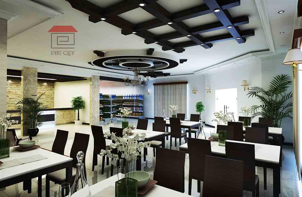 Thiết kế nội thất hiện đại Nhà hàng White House