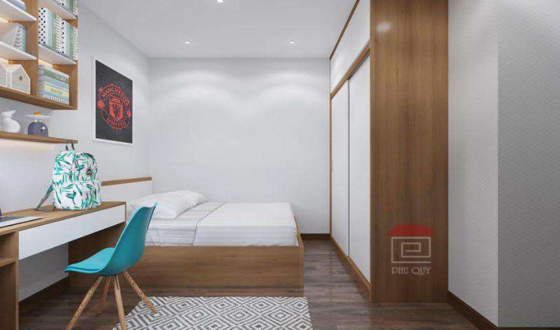 Sử dụng gam màu trắng cho tường tạo cảm giác không gian rộng hơn