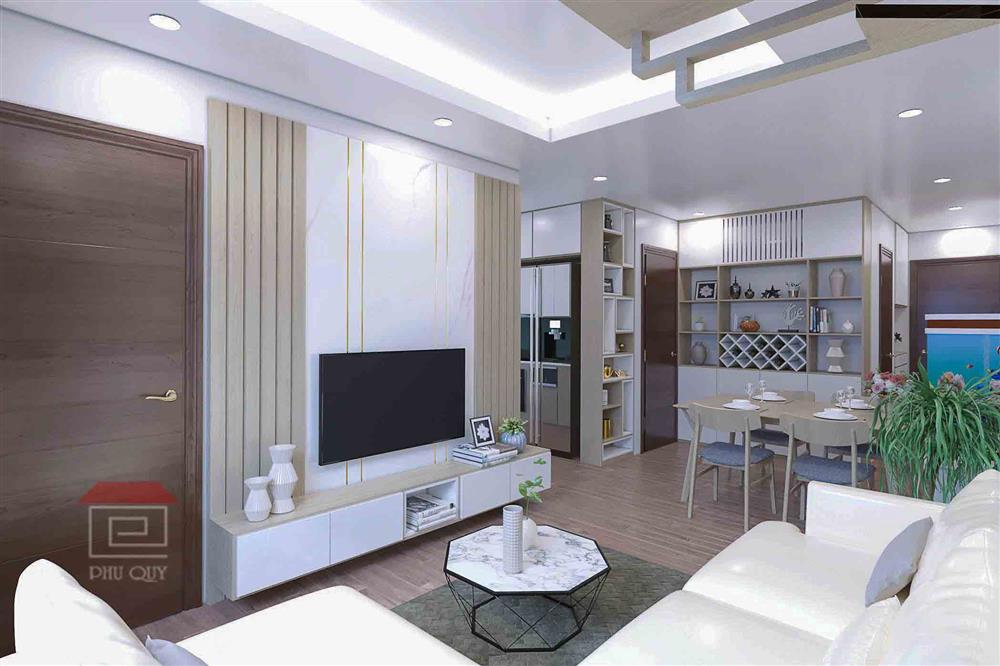 Thi công nội thất chung cư phong cách hiện đại