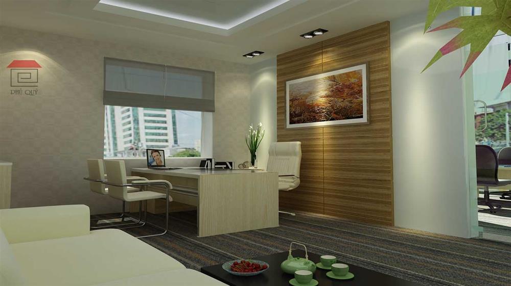 Phối cảnh nội thất phòng Giám đốc DealBook